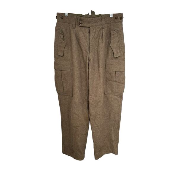 Serios Other - Vintage German Serios Field Pants Military Wool Cargo Size 33 X 29